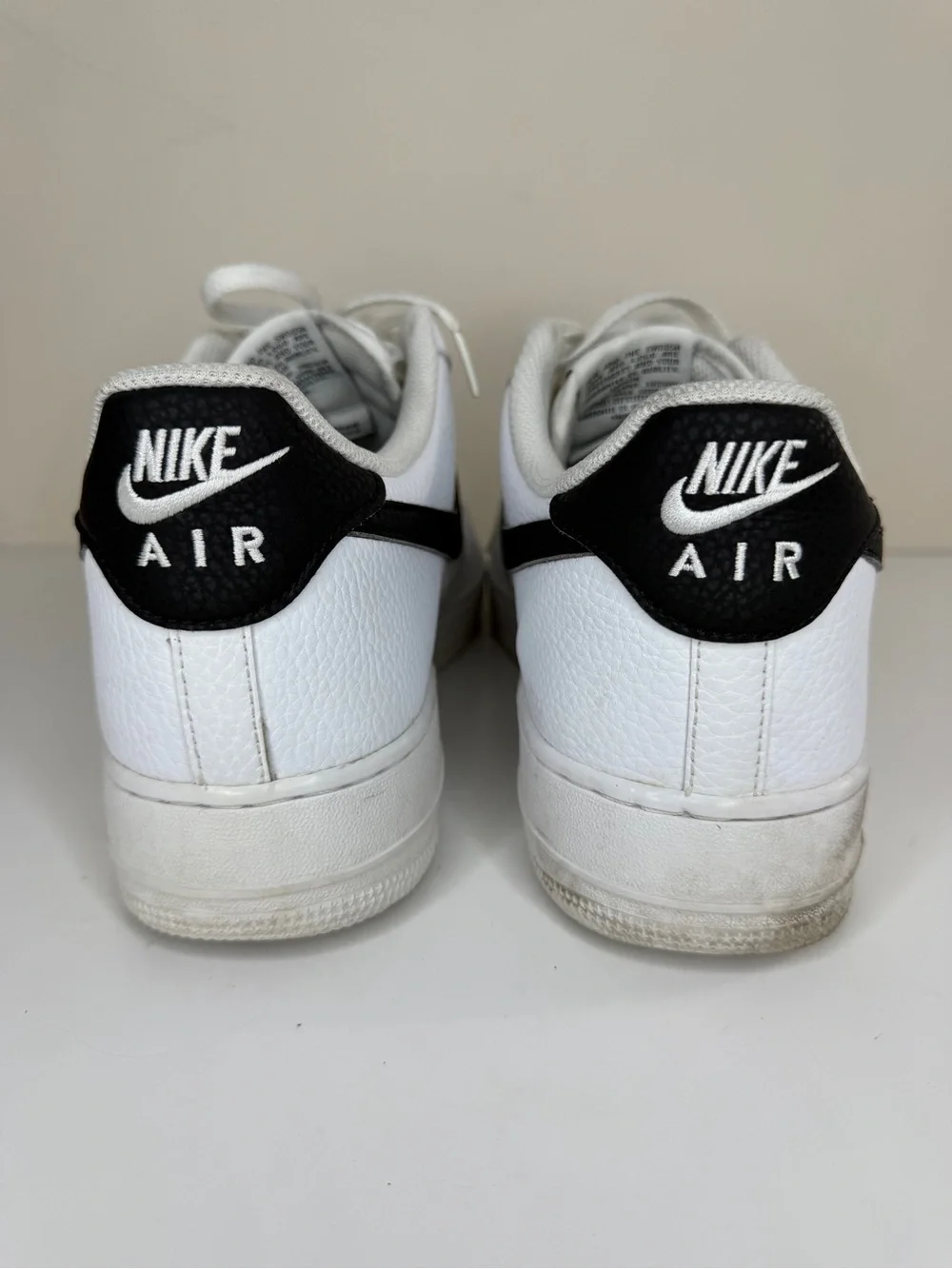 Nike Air Force 1 Low '07 White Black Sneakers CT2302-100 Men’s Size 47.5 US 13
